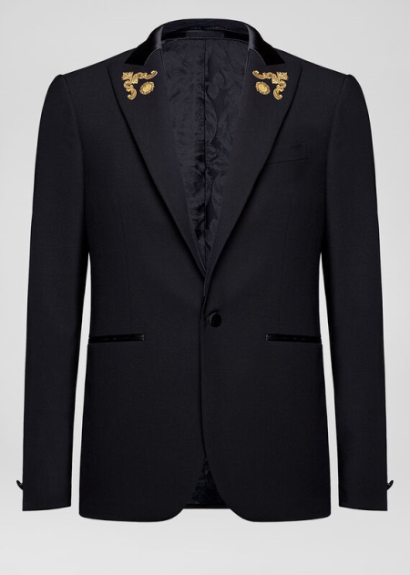 Versace Greca Embroidered Blazer Herr - 974035BHD